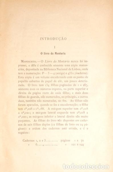 Libros antiguos: D. JO&Atilde;O I. - LIVRO DA MONTARIA. - Foto 2