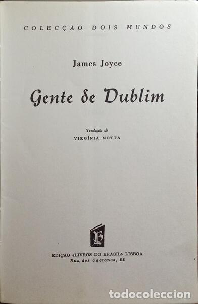 Libros antiguos: JOYCE. (James) - GENTE DE DUBLIM. - Foto 2
