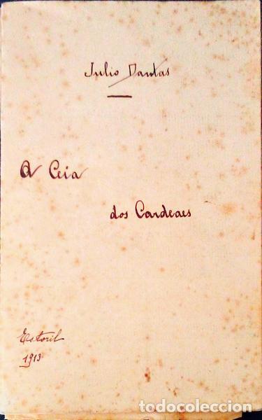 Libros antiguos: MANUSCRITO. - S&Eacute;C XX - A CEIA DO CARDEAIS. - Foto 1