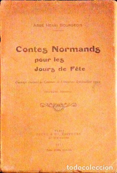 Antiquarische B&uuml;cher: BOURGEOIS. (Henri) - CONTES NORMANDS.