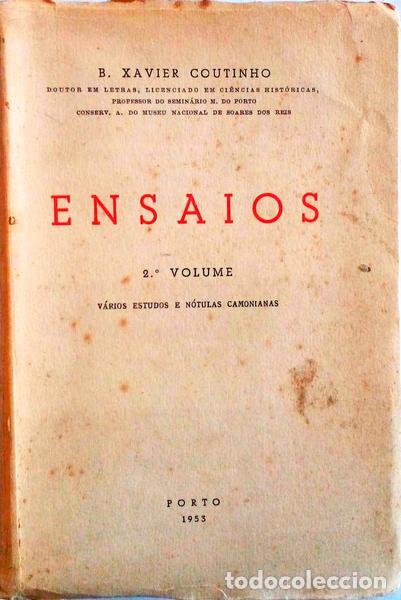 Libros antiguos: XAVIER COUTINHO. (B.) - ENSAIOS. - Foto 1