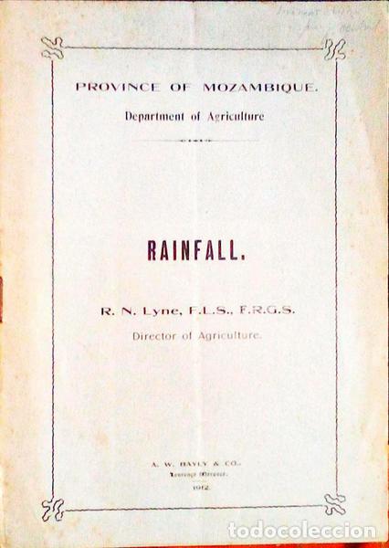 Libros antiguos: LYNE. (R.N.) - RAINFALL.