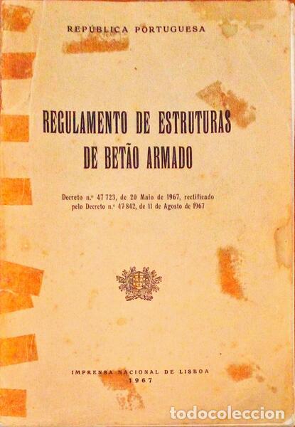 Old books: REGULAMENTO DE ESTRUTURAS DE BET&Atilde;O ARMADO.