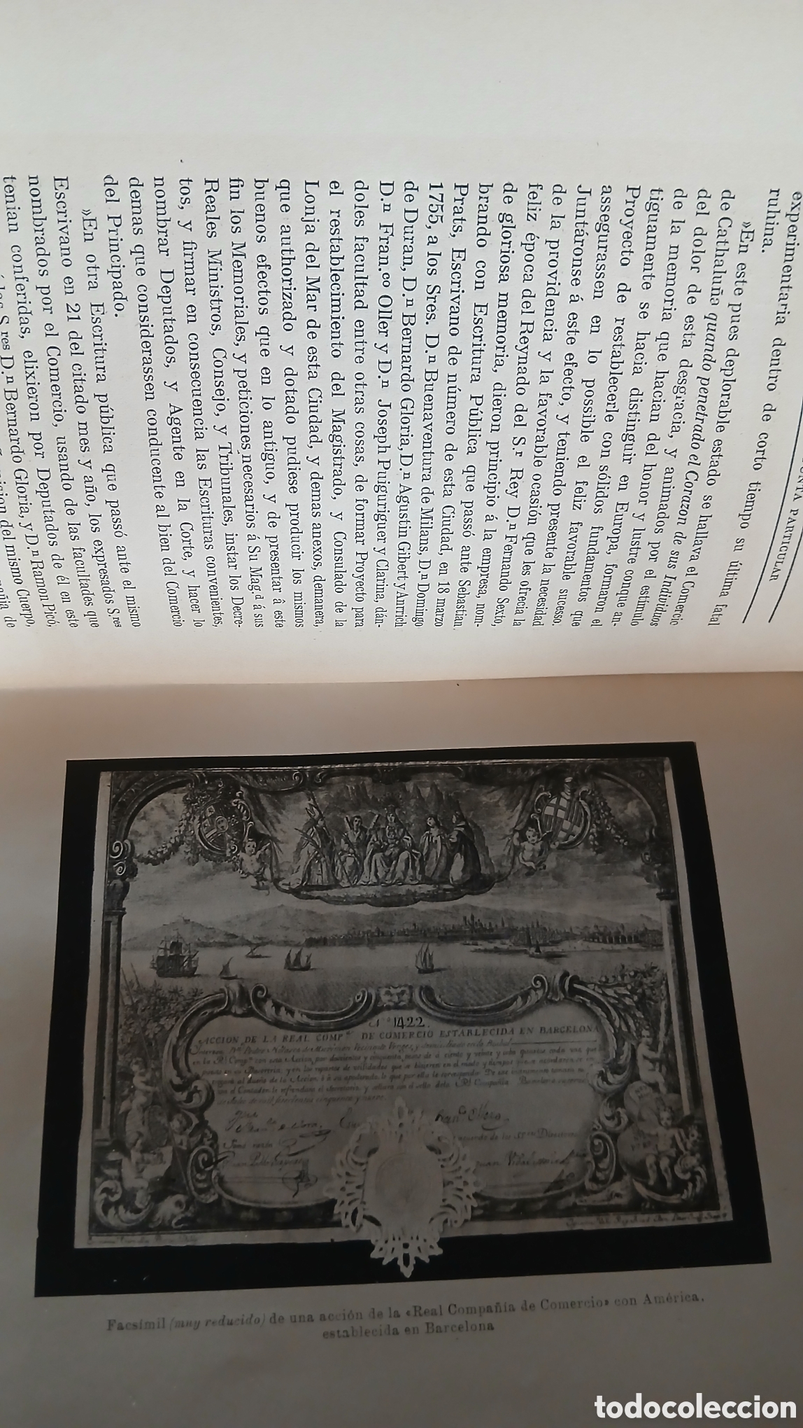 Libros antiguos: Historia de la Real Juan Particular de comercio de Barcelona - Foto 5