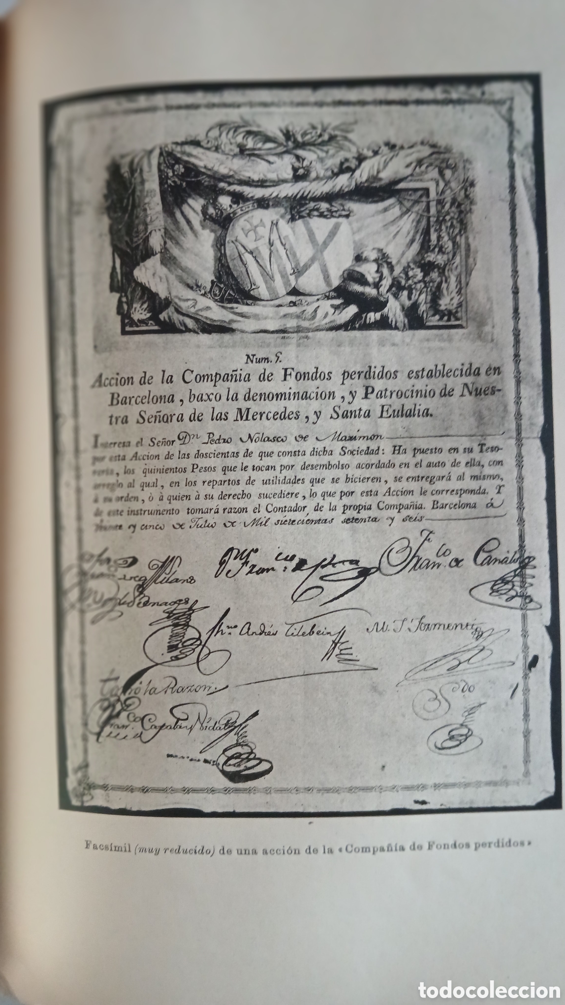 Libros antiguos: Historia de la Real Juan Particular de comercio de Barcelona - Foto 7