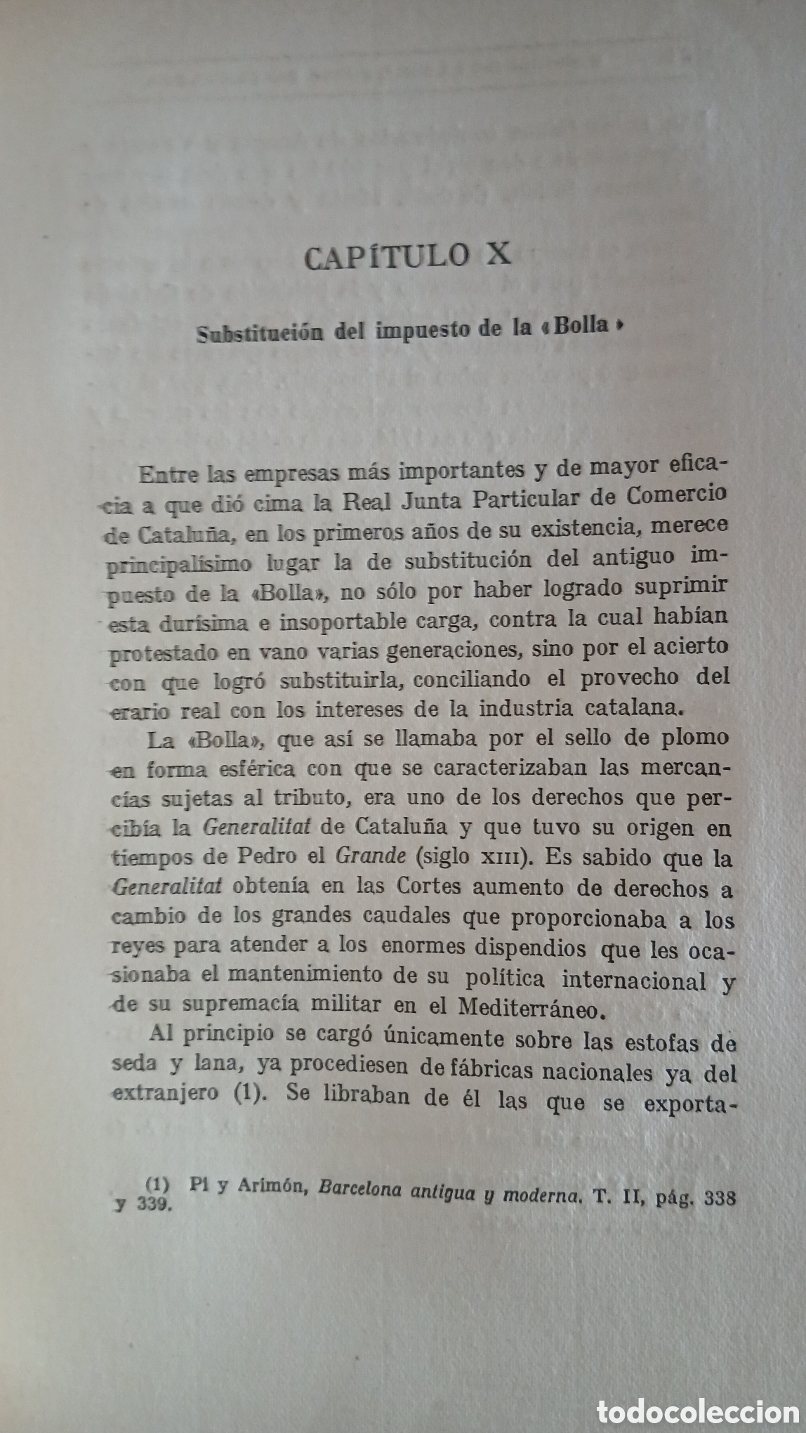 Libros antiguos: Historia de la Real Juan Particular de comercio de Barcelona - Foto 8