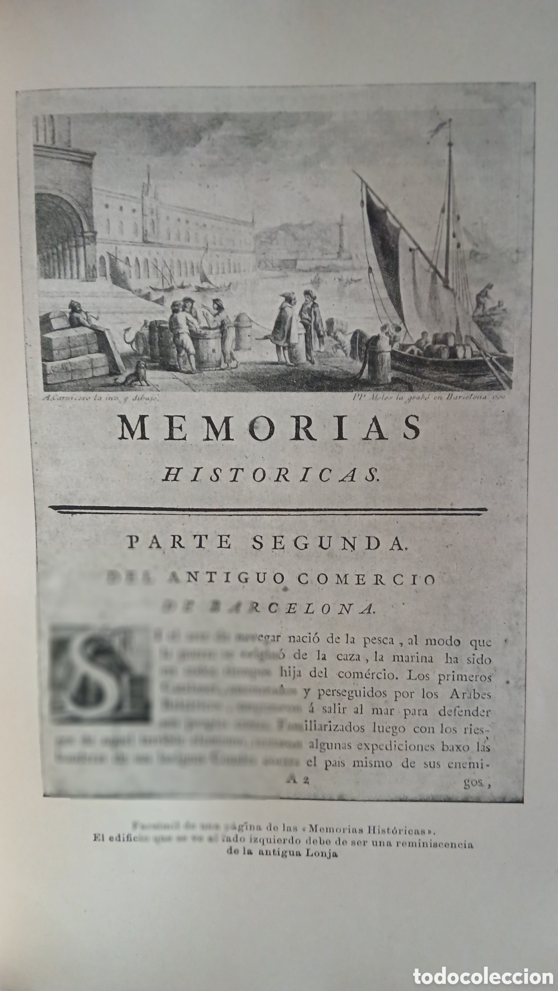 Libros antiguos: Historia de la Real Juan Particular de comercio de Barcelona - Foto 9