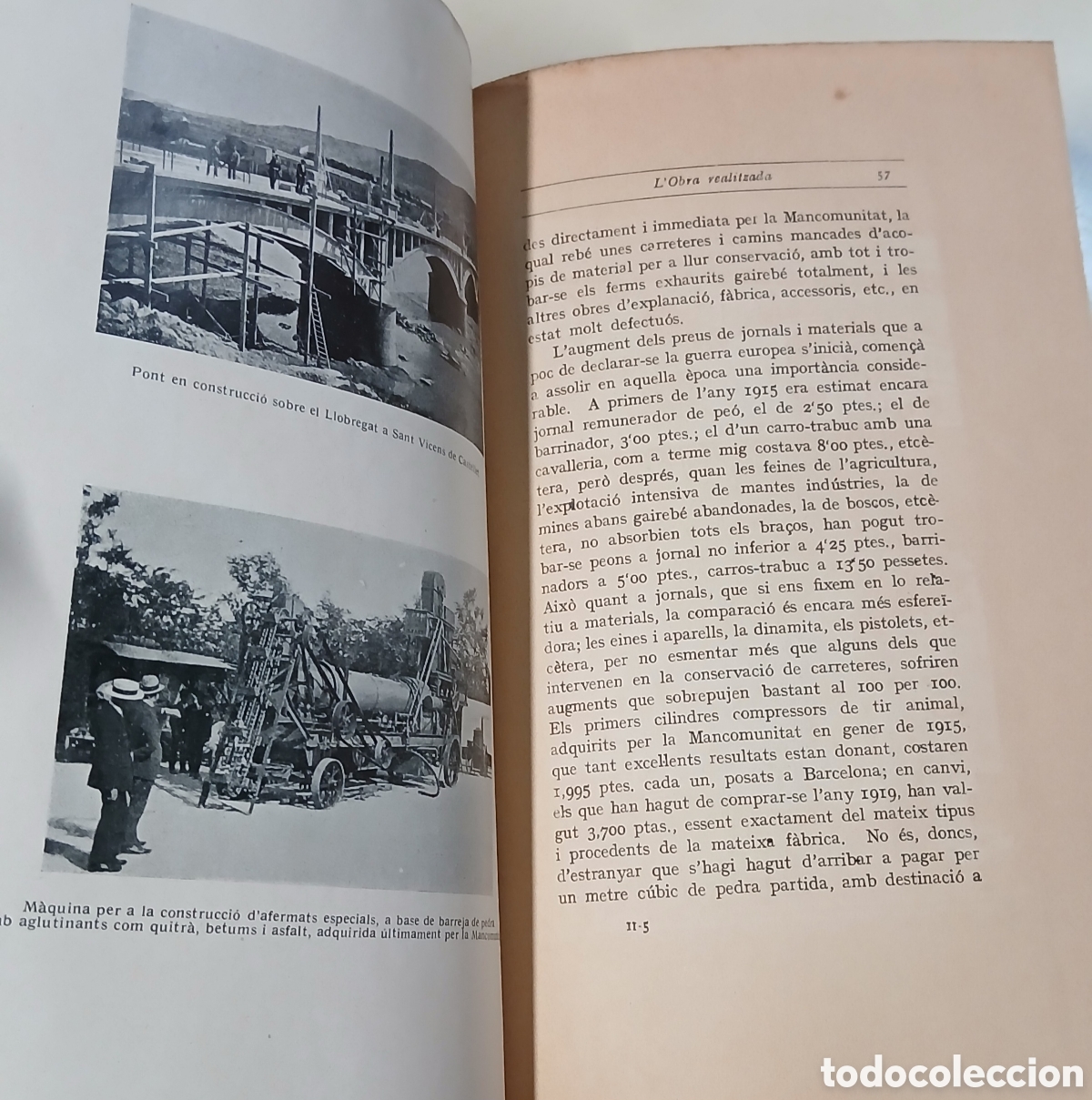 Libros antiguos: Mancomunitat de Catalunya, lobra realitzada34 - Foto 7