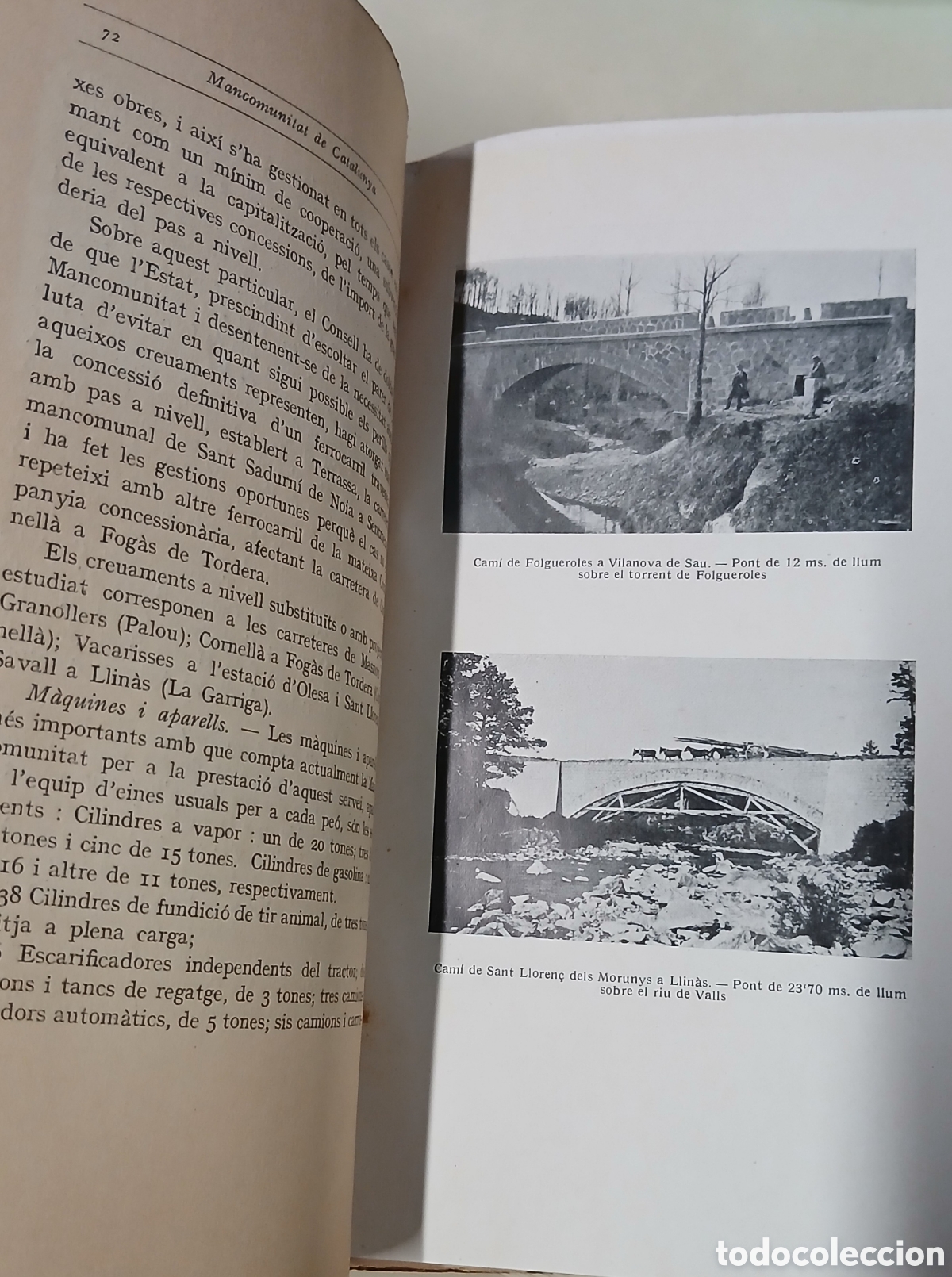 Libros antiguos: Mancomunitat de Catalunya, lobra realitzada34 - Foto 8