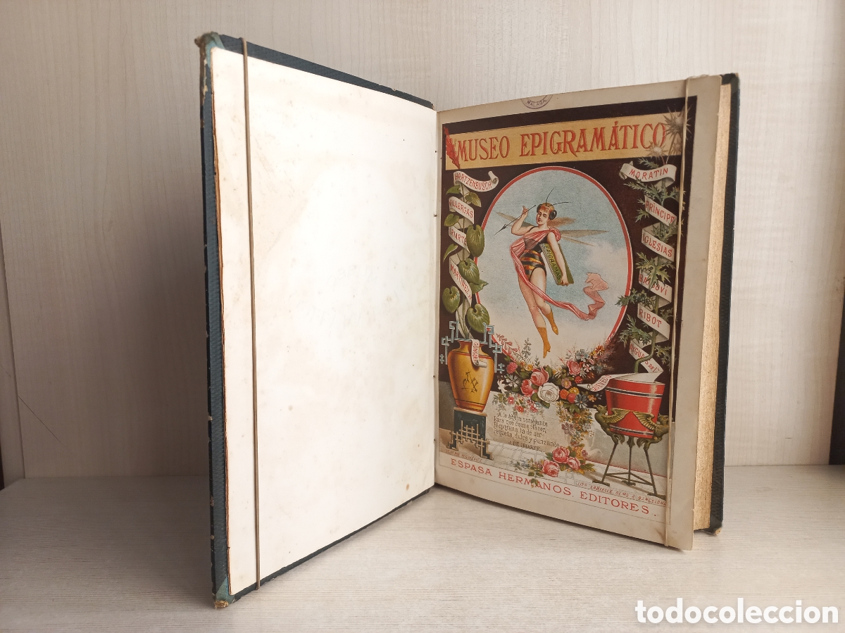 Libros antiguos: Museo Epigramatico. VVAA. Hermanos Espasa. Ilustrado. - Foto 5