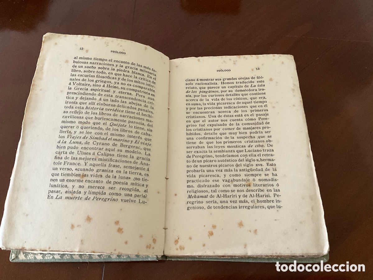 Libros antiguos: La Diosa de Siria. Luciano - Foto 3