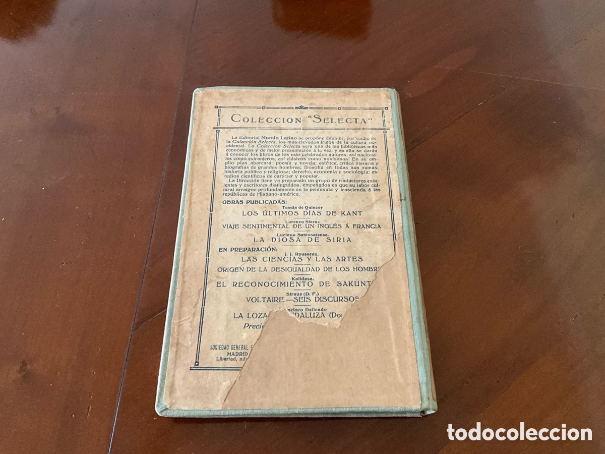 Libros antiguos: La Diosa de Siria. Luciano - Foto 4