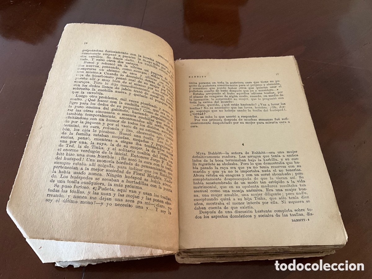 Libros antiguos: Babbitt. 1930. Primera edici&oacute;n - Foto 2