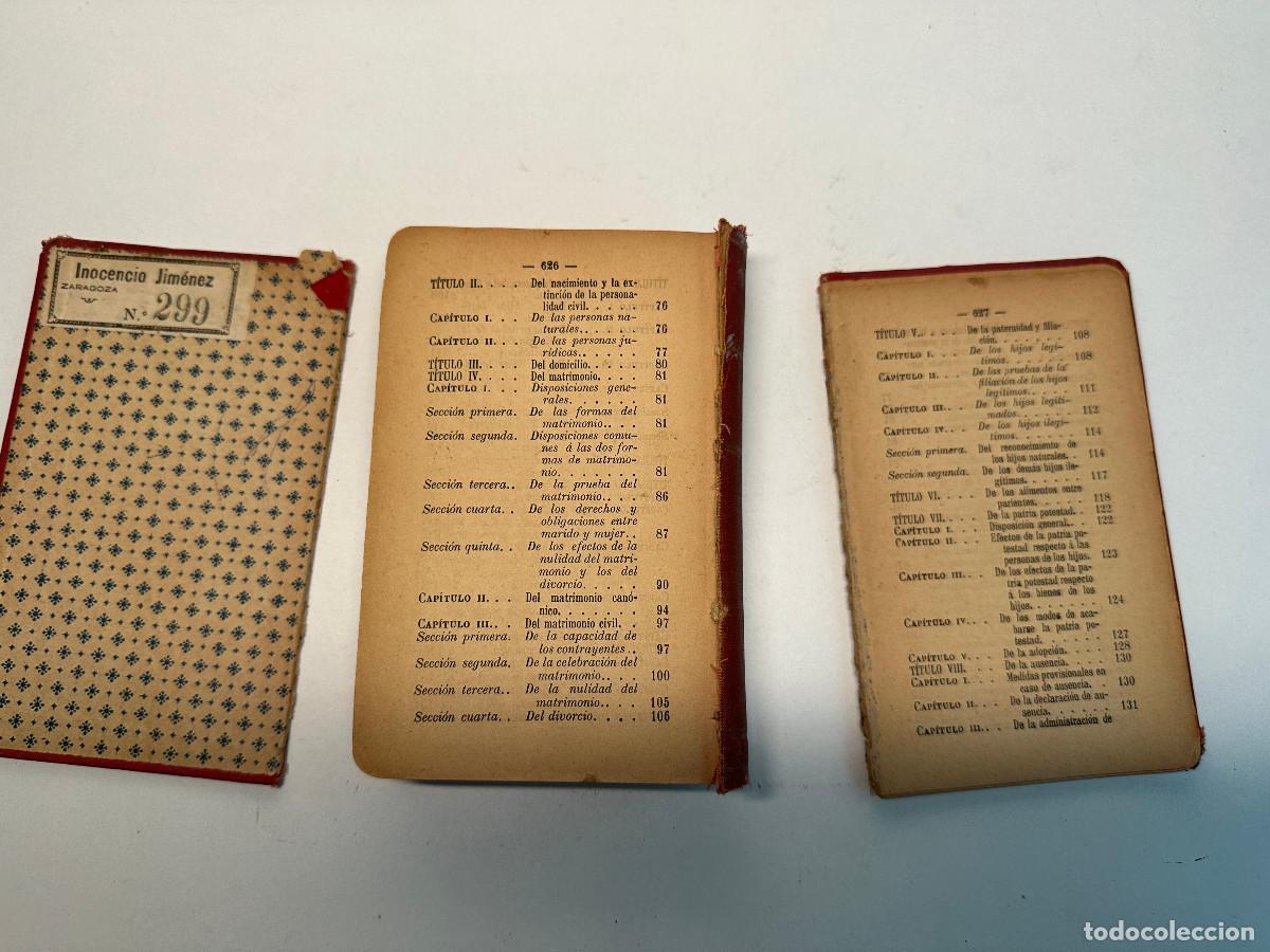Libros antiguos: CODIGO CIVIL DE 1892 NOVISIMA EDICION - Foto 3