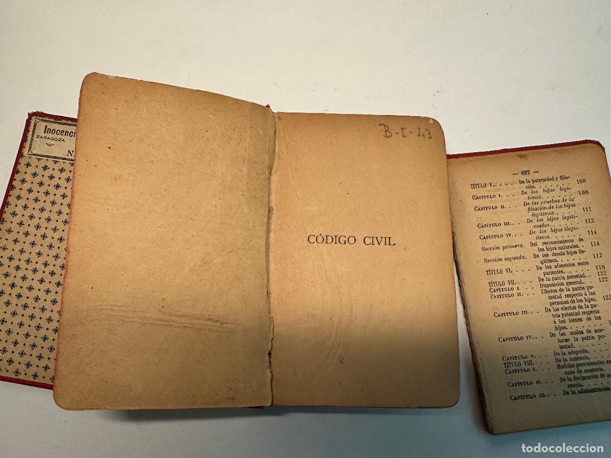 Libros antiguos: CODIGO CIVIL DE 1892 NOVISIMA EDICION - Foto 5