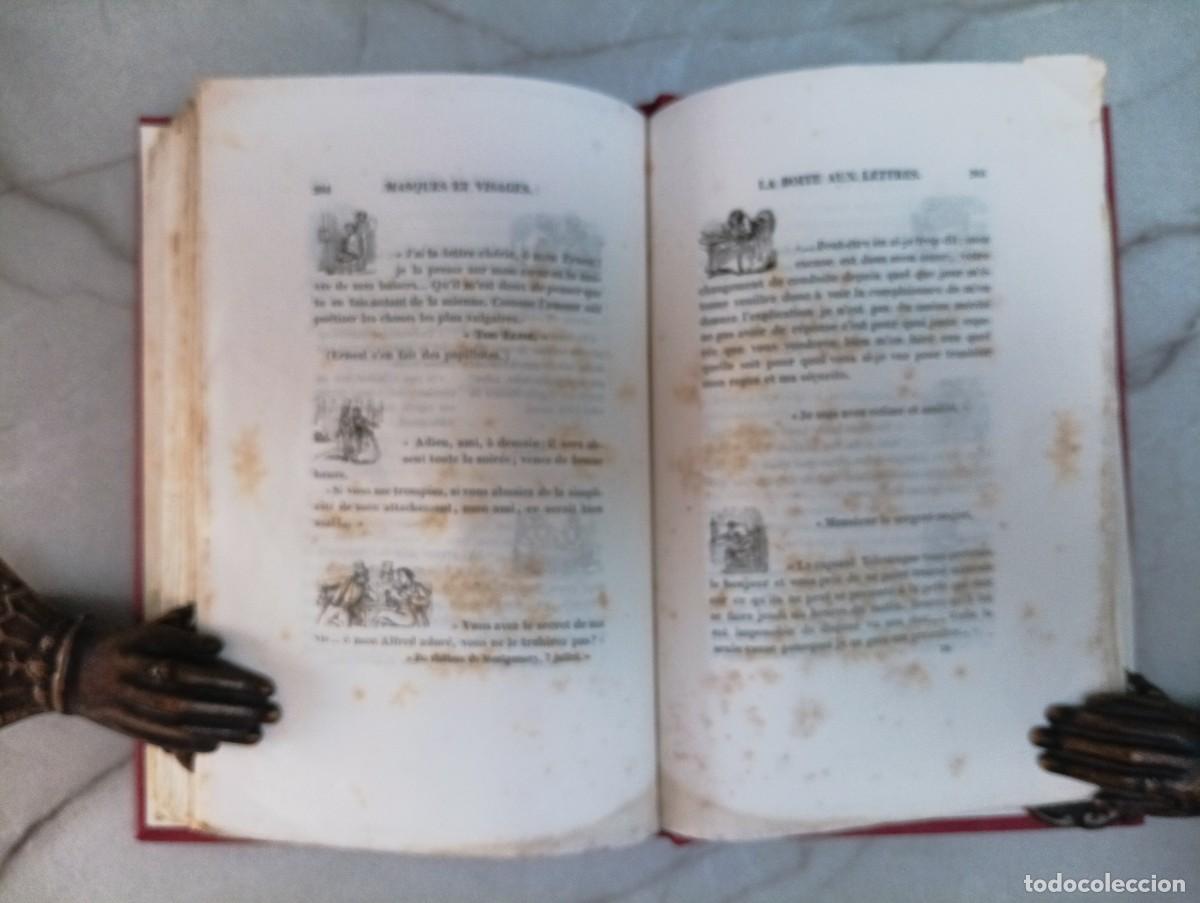 Libros antiguos: Masques et visages. Gavarni - Foto 8