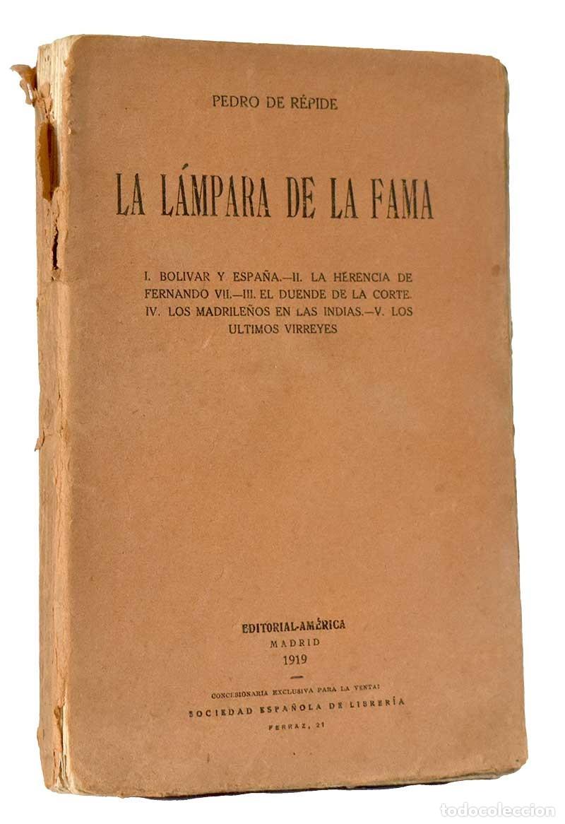 Libros antiguos: La l&aacute;mpara de la fama - Pedro de R&eacute;pide - Foto 1