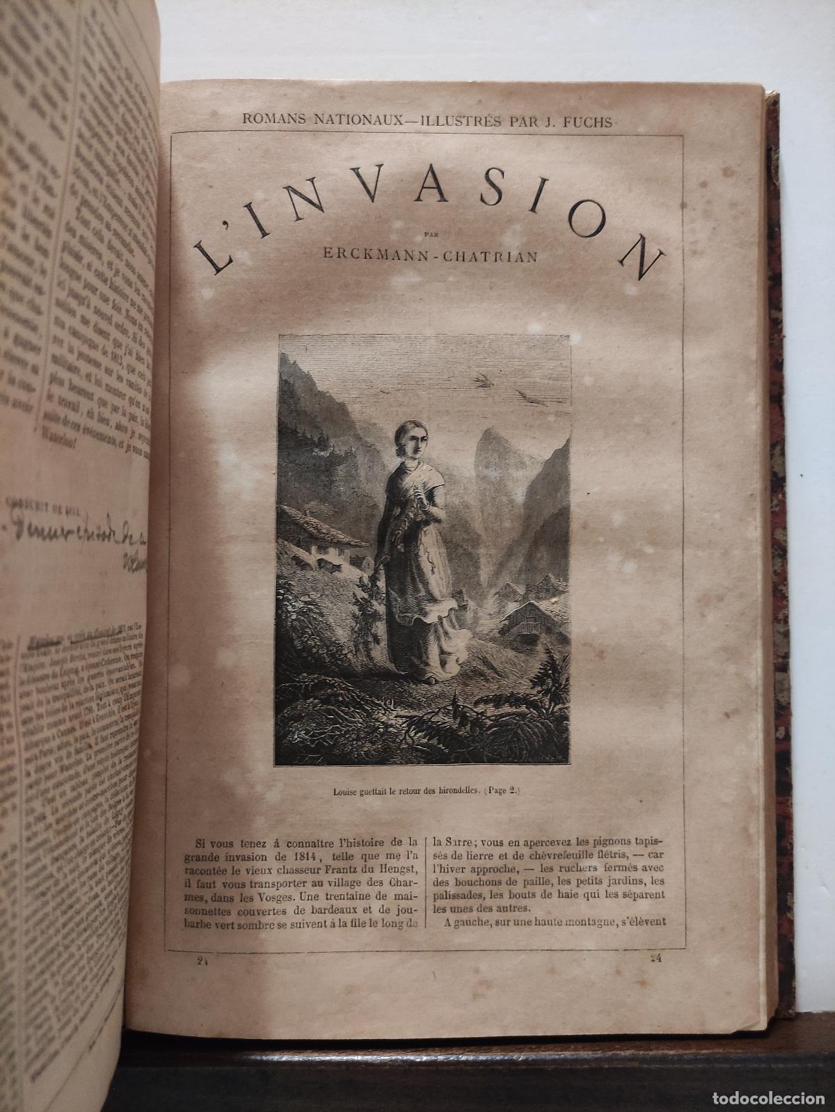 Libros antiguos: ROMANS NATIONAUX - ERCKMANN-CHATRIAN - Foto 4