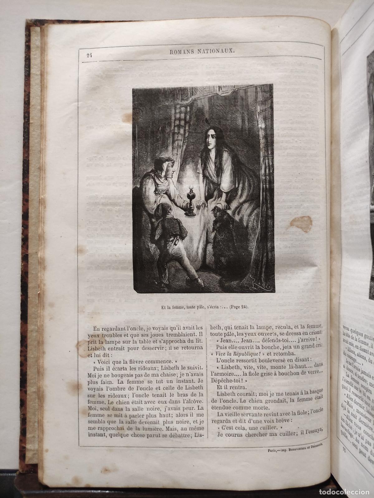 Libros antiguos: ROMANS NATIONAUX - ERCKMANN-CHATRIAN - Foto 6
