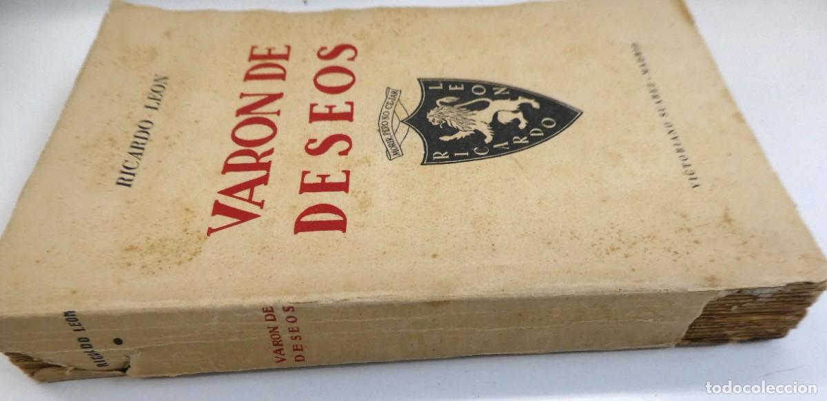 Libros antiguos: VARON DE DESEOS RICARDO LE&Oacute;N 1943 - Foto 3