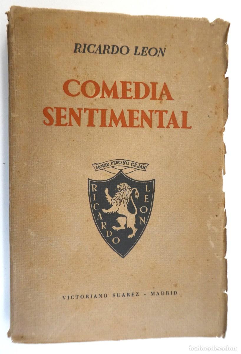 Libros antiguos: COMEDIA SENTIMENTAL RICARDO LE&Oacute;N 1939 - Foto 1