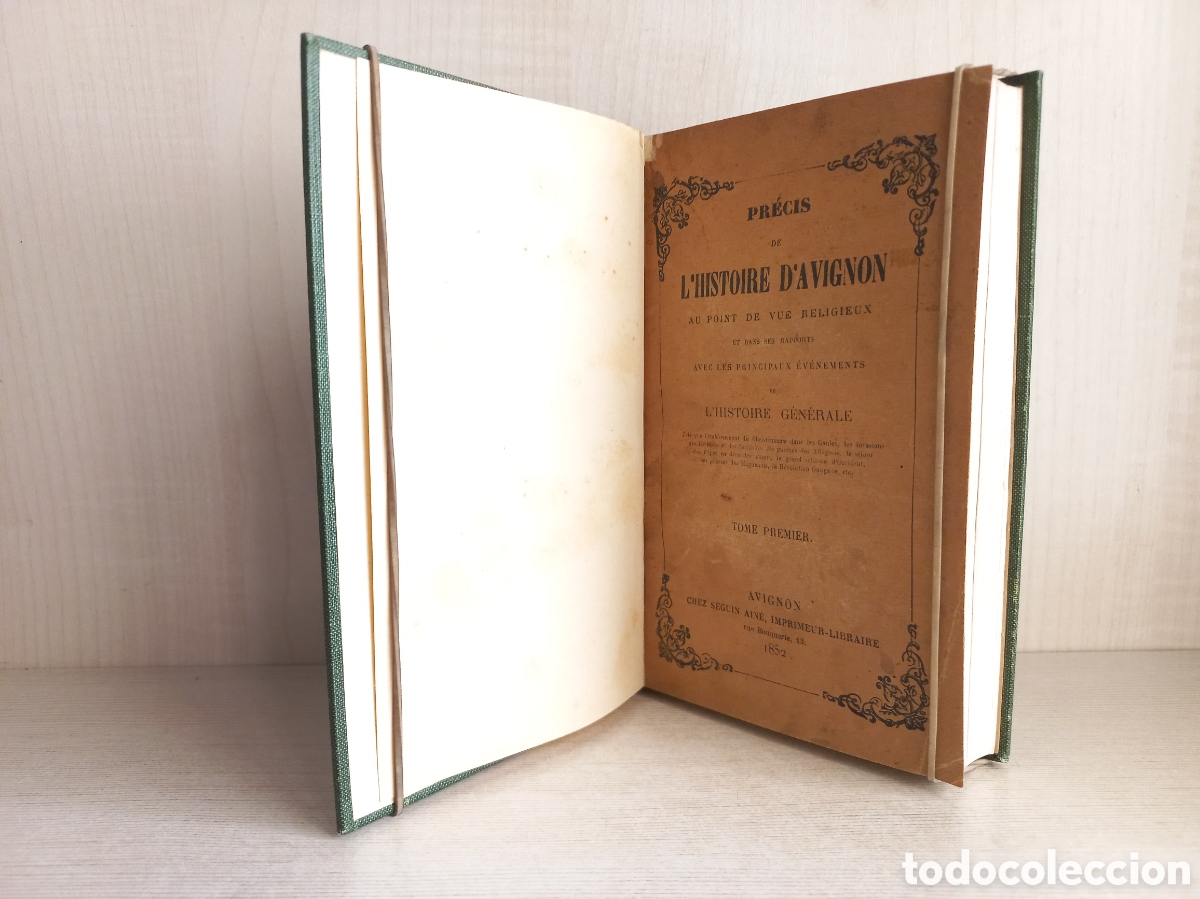 Libros antiguos: Precis de lhostoire dAvignon. Seguin Aign&eacute;, 1852. - Foto 4