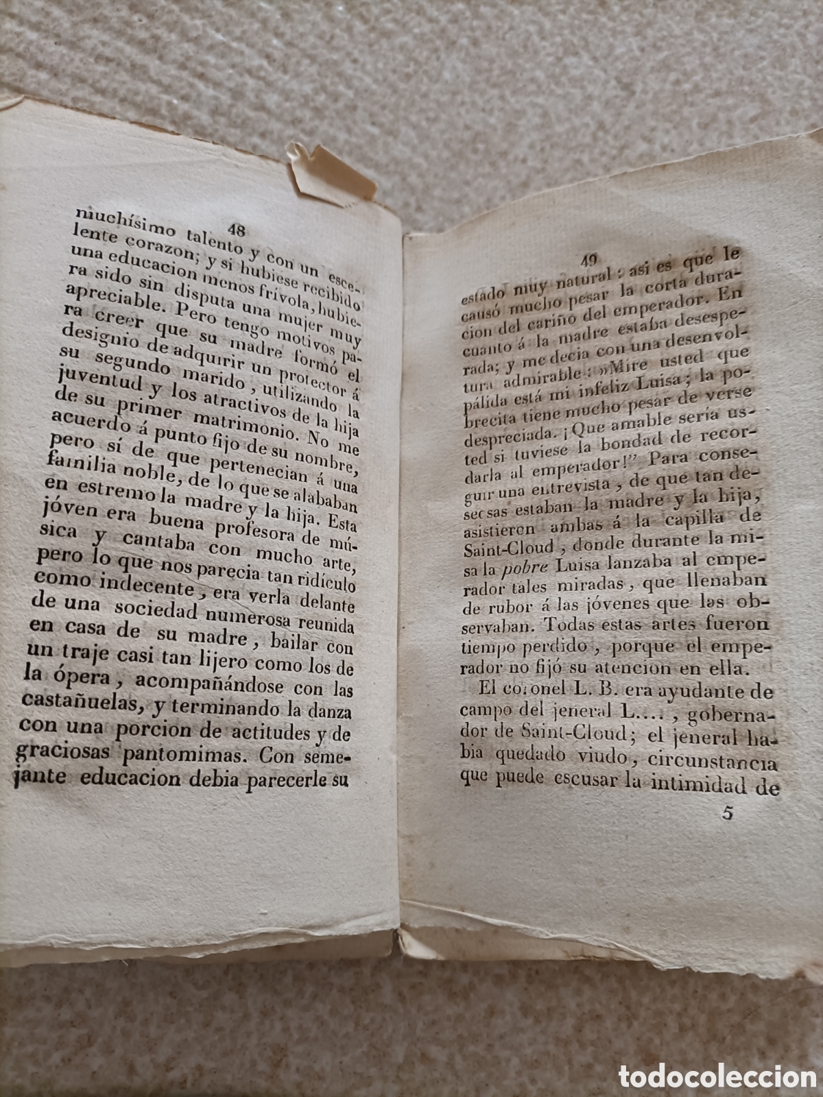 Libros antiguos: Amores secretos de Napoleon - Foto 2