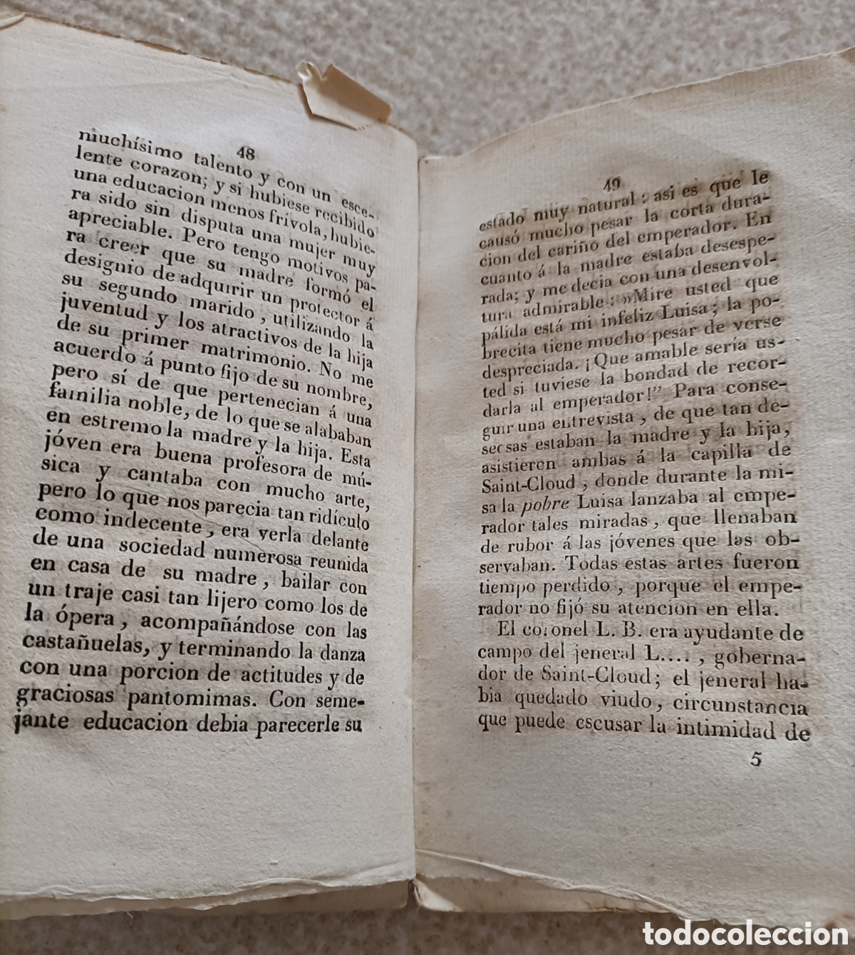 Libros antiguos: Amores secretos de Napoleon - Foto 3