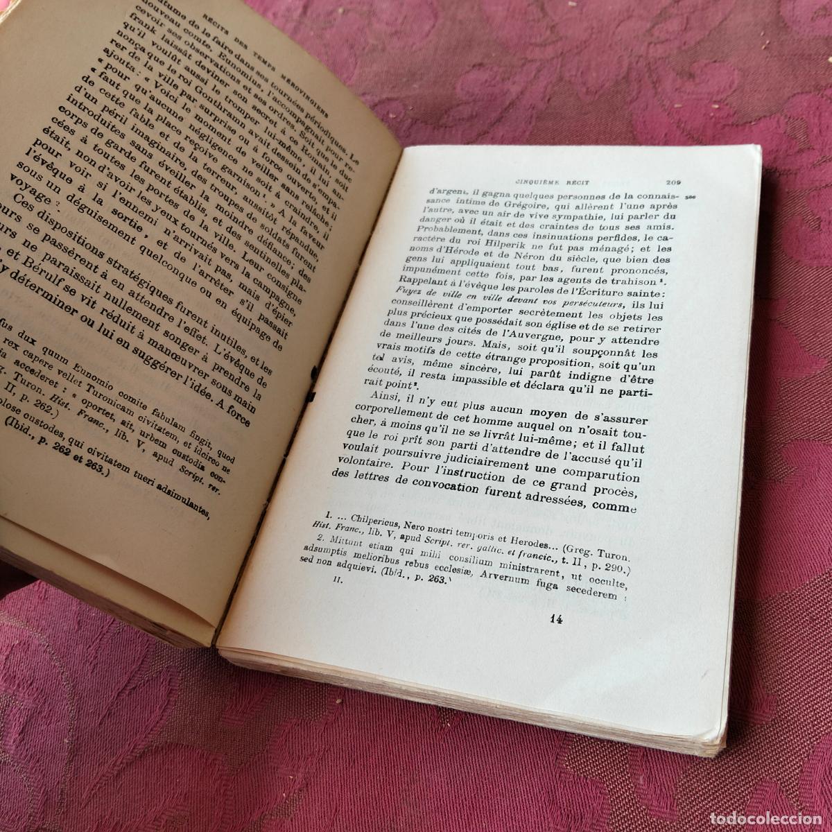 Libros antiguos: R&eacute;cits des Temps M&eacute;rovingiens Augustin Thierry classiques Garnier - Foto 12
