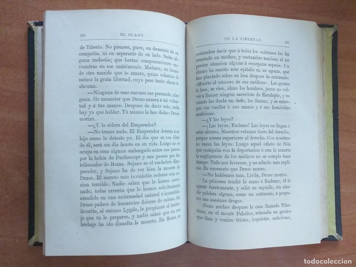 Libros antiguos: 1877 - EL OCASO DE LA LIBERTAD - EMILIO CASTELAR - Foto 3