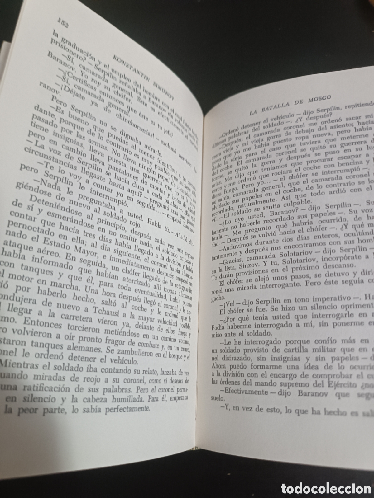 Libros antiguos: La Batalla de Mosc&uacute;, Konstantin Simonov - Foto 4