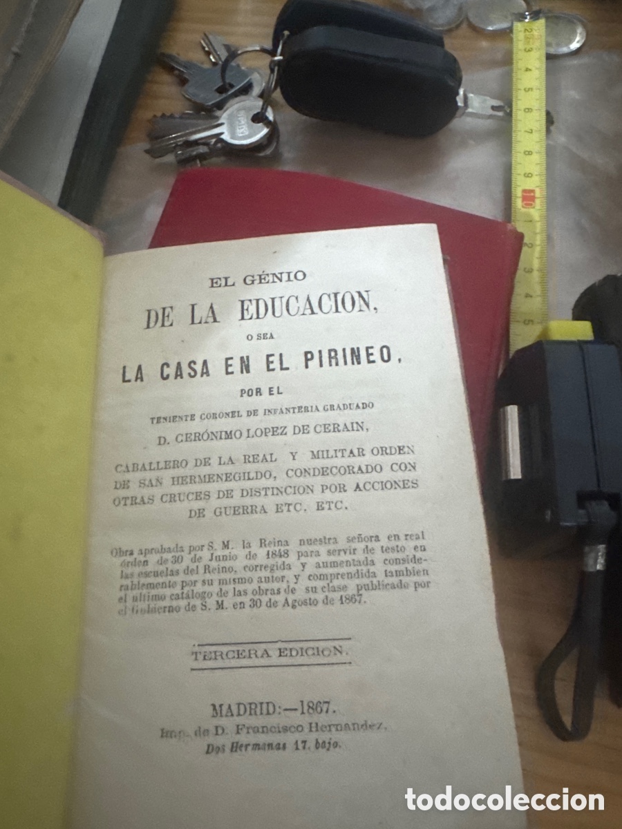 Libros antiguos: El genio de la educaci&oacute;n tercera edici&oacute;n - Foto 2