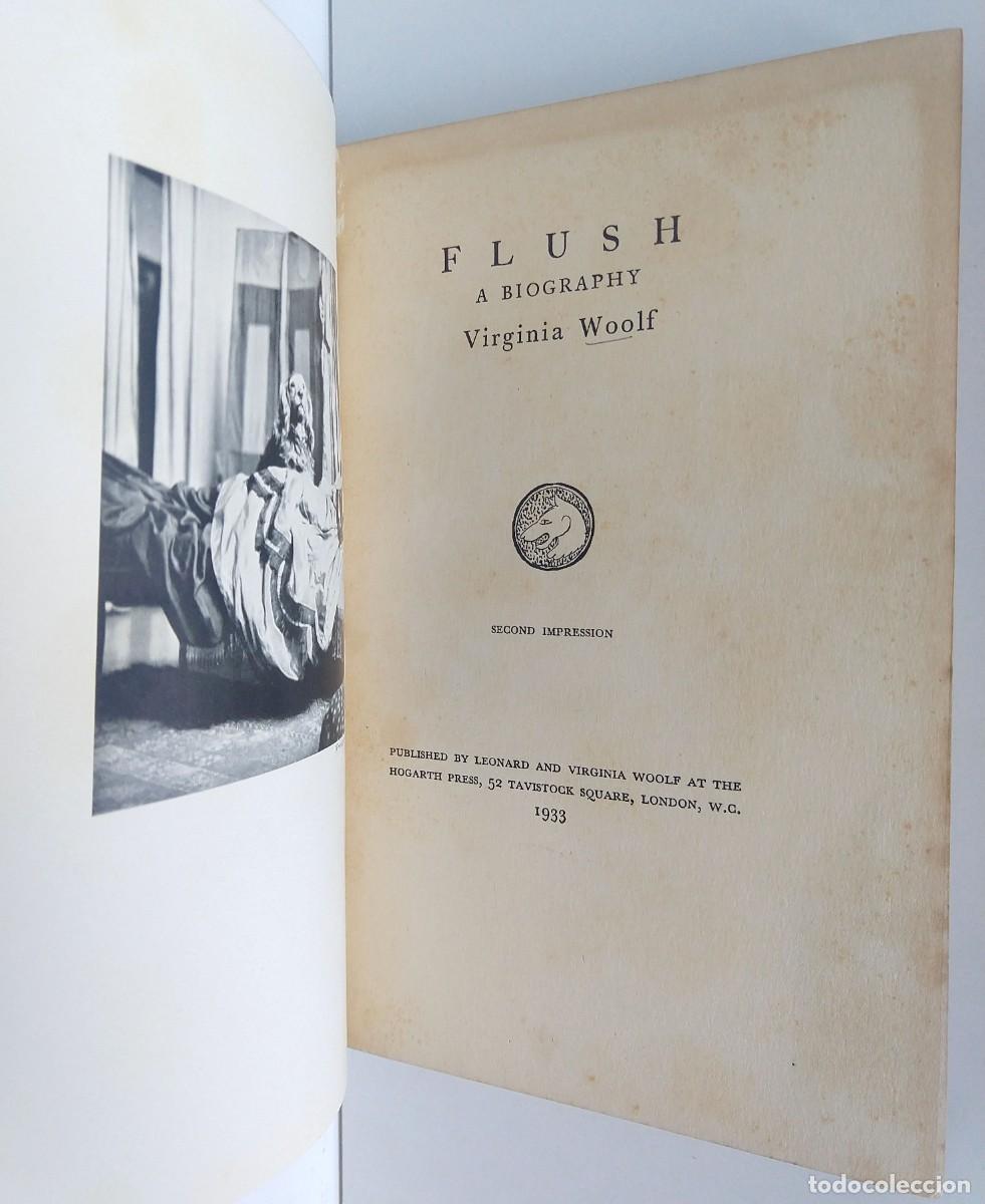 Libros antiguos: FLUSH a biography &ndash; Virginia WOOLF &ndash; 2nd impression &ndash; 1933 - Foto 4