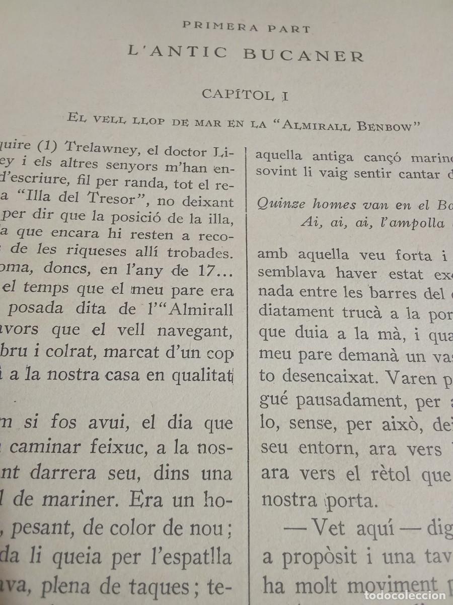 Libros antiguos: La Illa del Tresor.Robert.L.Stevenson. - Foto 3