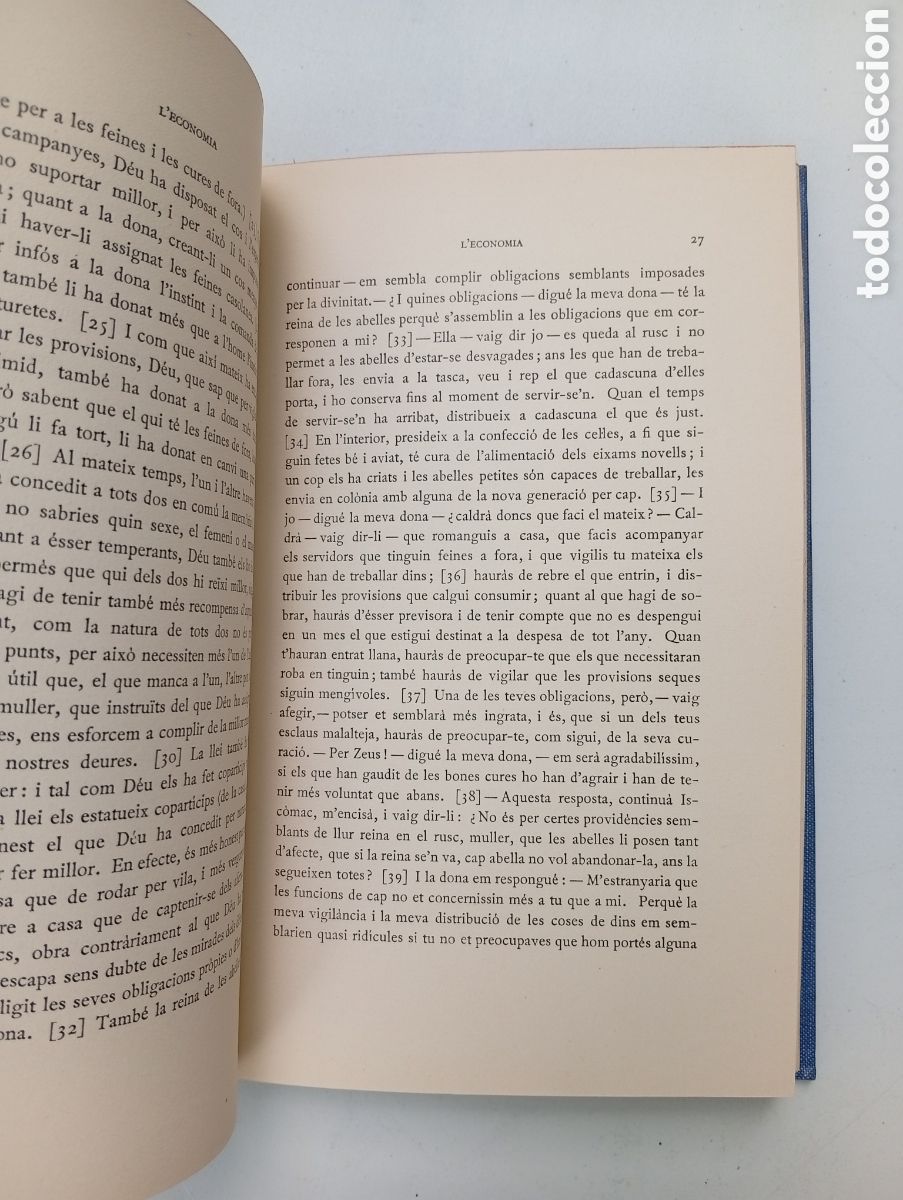 Libros antiguos: Fundaci&oacute; Bernat metge escriptors grecs Xenofont 1924 - Foto 4