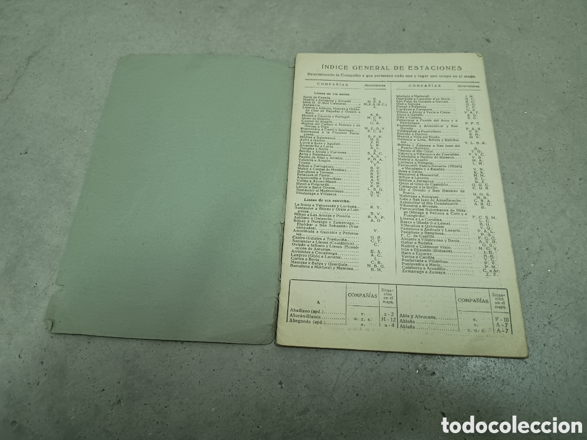 Libros antiguos: MAPA DE FERROCARRILES A CINCO COLORES - E. DE LA TORRE - MADRID 1928 - Foto 3