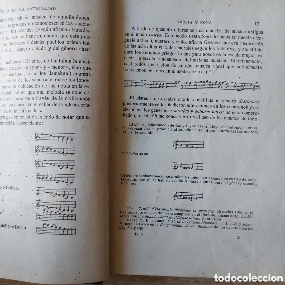 Libros antiguos: Historia de la m&uacute;sica Chavarri - Foto 6