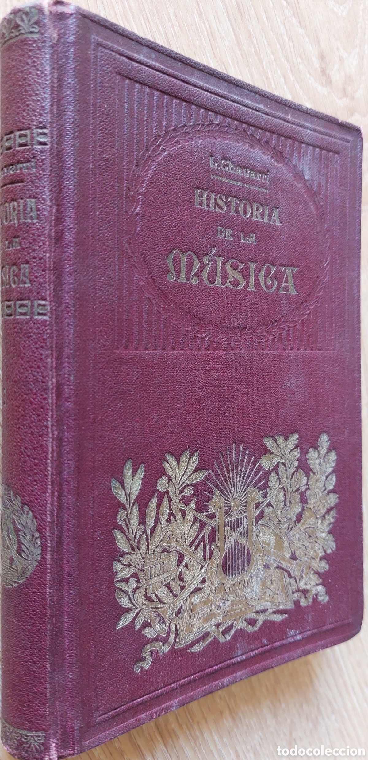 Libros antiguos: Historia de la m&uacute;sica Chavarri - Foto 1