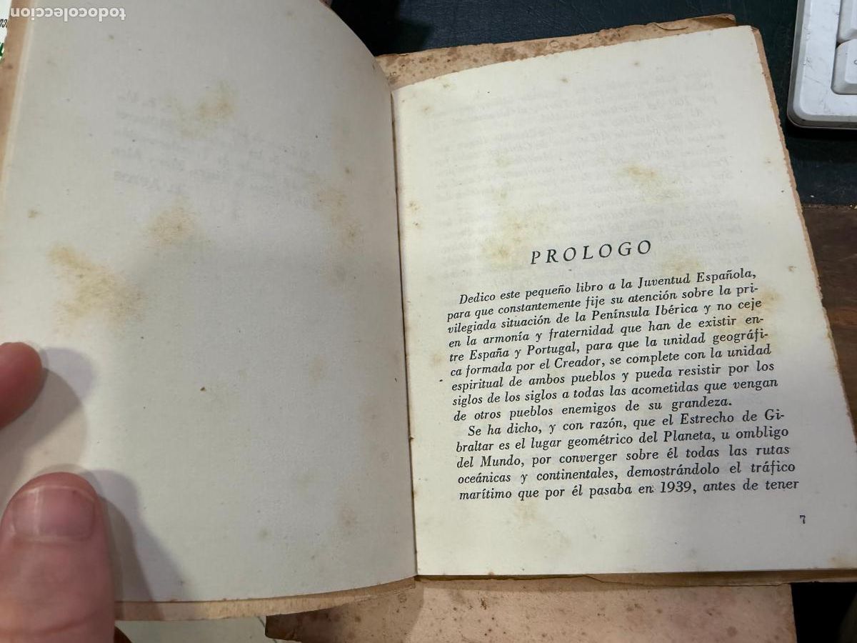 Libros antiguos: LIBRO EL TUNEL DEL ESTRECHO - A&Ntilde;O 1944 - 93 PAG - Foto 3