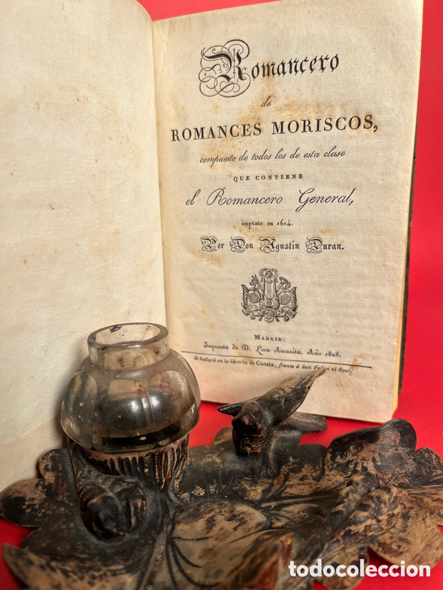 Libros antiguos: MER - Romancero de romances moriscos- i - Foto 1