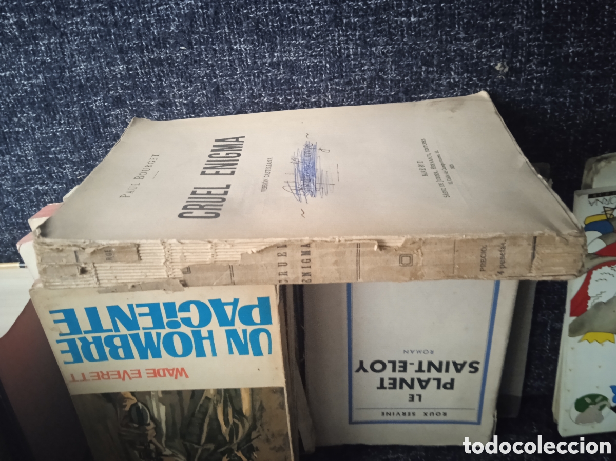 Libros antiguos: Cruel enigma / Paul Bourget 1923 - Foto 3