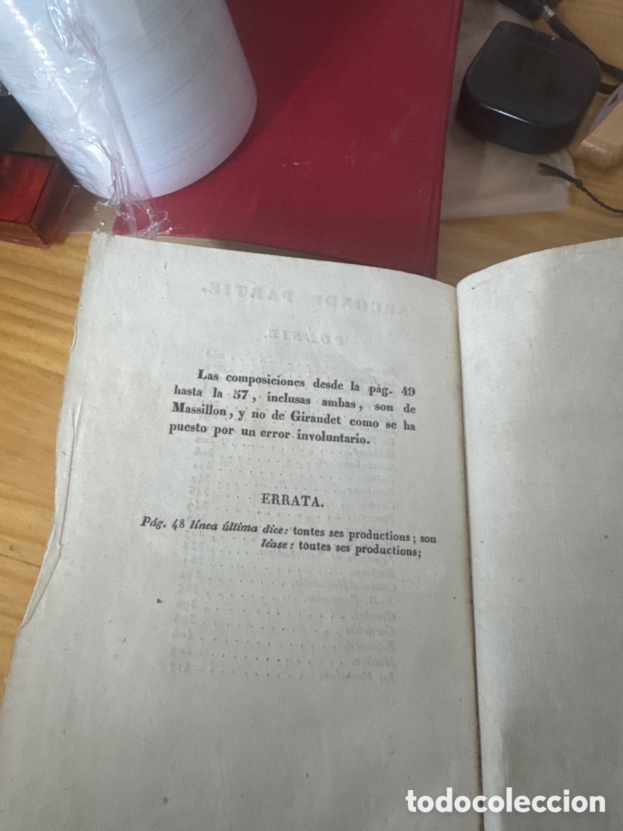 Libros antiguos: En versos de la literatura francesa - Foto 5