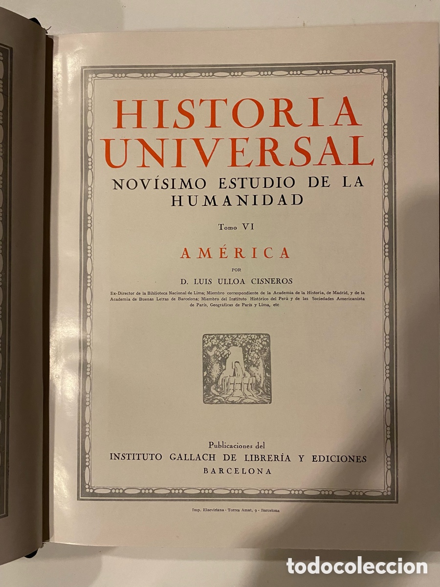 Libros antiguos: Historia Universal INSTITUTO GALLACH. - Foto 4