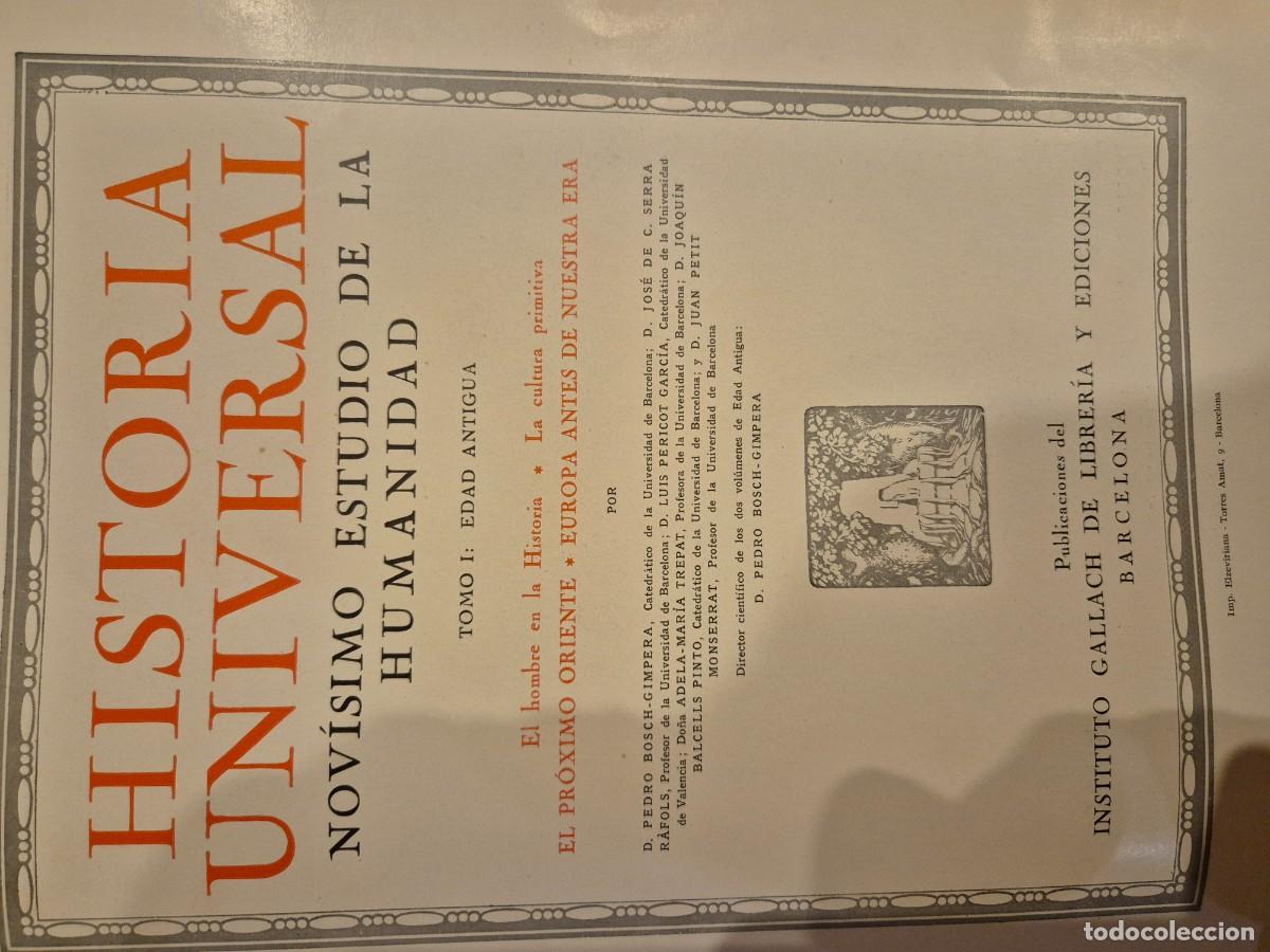 Libros antiguos: Libros Historia Universal Instituto Gallach - Foto 10