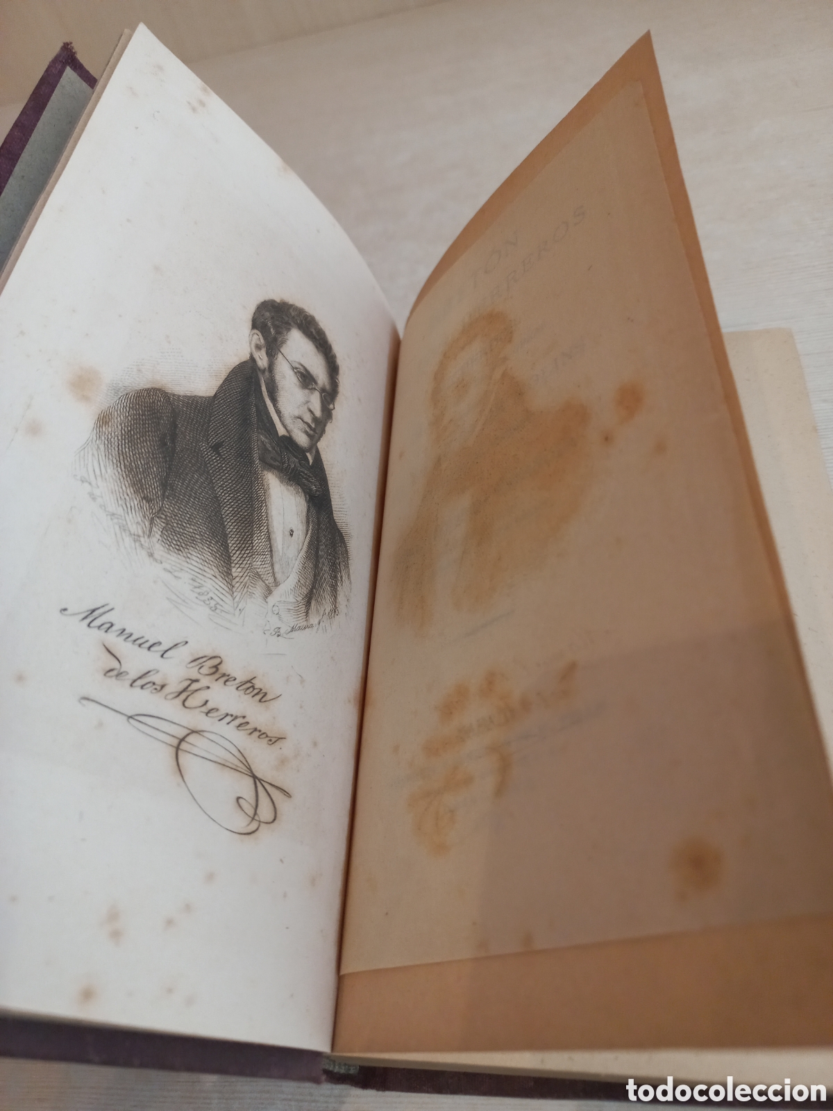 Libros antiguos: Bret&oacute;n de los Herreros. Marqu&eacute;s de Molins. Tello, 1883. - Foto 4
