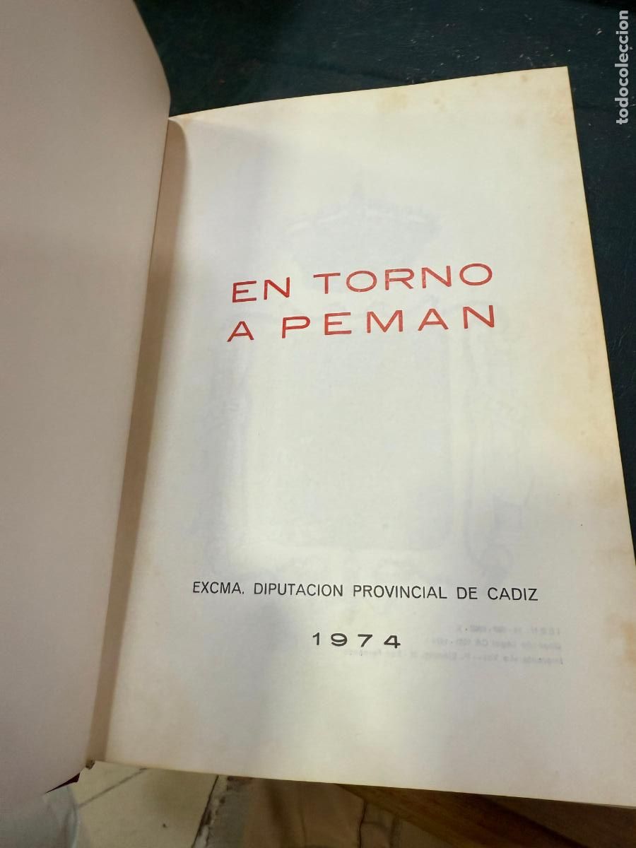 Libros antiguos: LIBRO EN TORNO A PEMAN - CADIZ 1974 - 656 PAG - Foto 2