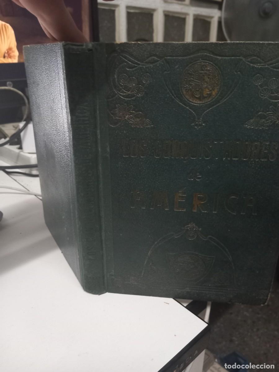 Libros antiguos: Los conquistadores de Am&eacute;rica, M. Pons F&aacute;bregues. - Foto 1