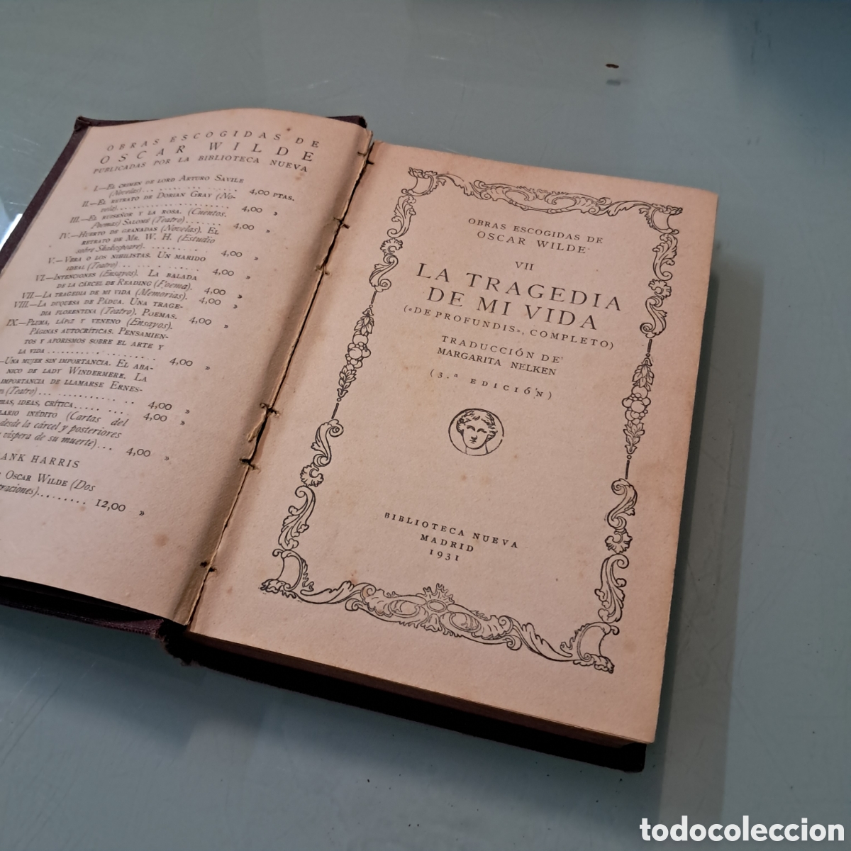 Libros antiguos: Oscar Wilde La tragedia de mi vida, 1931 - Foto 2
