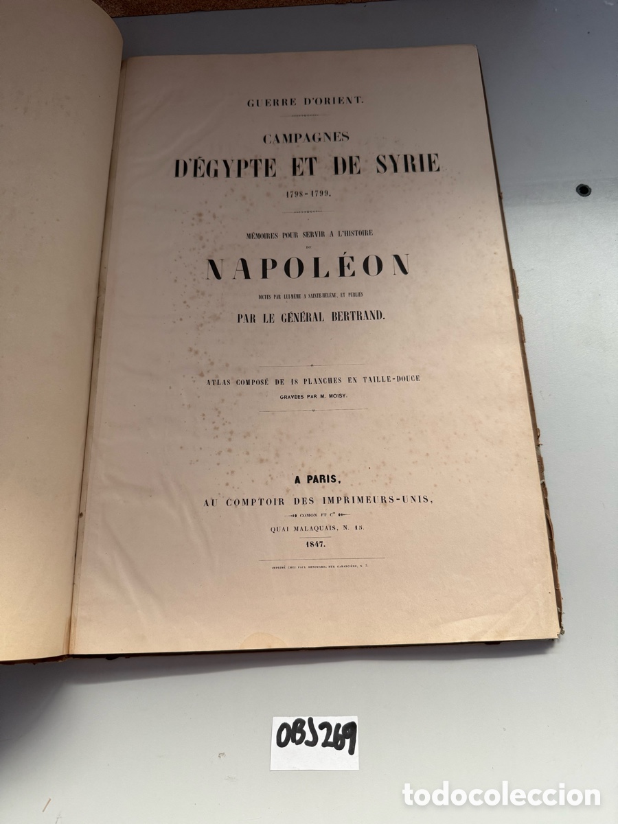 Libros antiguos: MEMORIES POUR SERVIR A LHISTOIRE - Foto 2