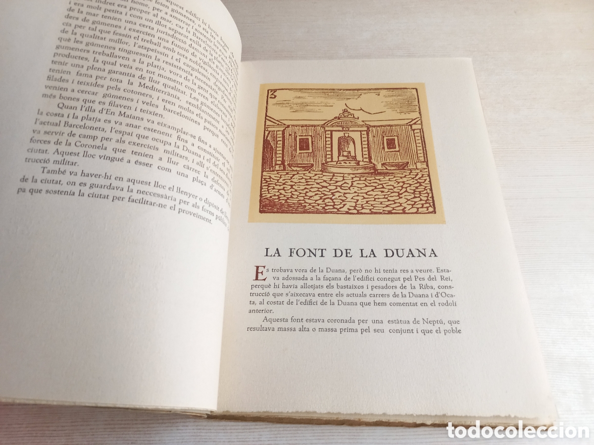 Libros antiguos: Auques Comentades I. Auca dels edificis notables de Barcelona. Joan Amades. Numerado. Limitada. - Foto 6